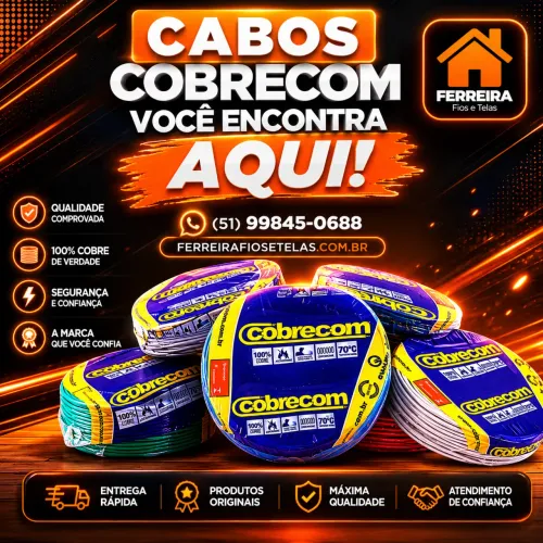 Fios e cabos flexíveis Cobrecom