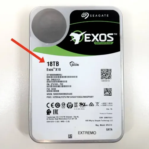 HD 18TB Seagate Exos X18 7200RPM SATA USB para Notebook Lenovo Dell Acer PC Macbook PS5