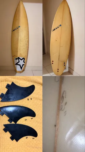 Prancha de surf + 3 quilhas