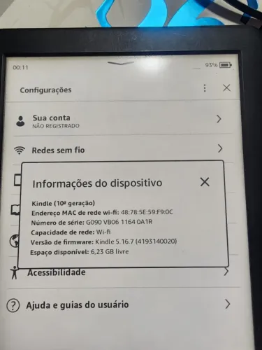KINDLE 10 GERAÇÃO