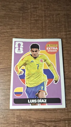 FIGURINHA EXTRA STICKER DO LUIS DÍAS