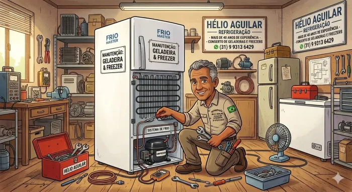 Conserto de geladeira e freezer