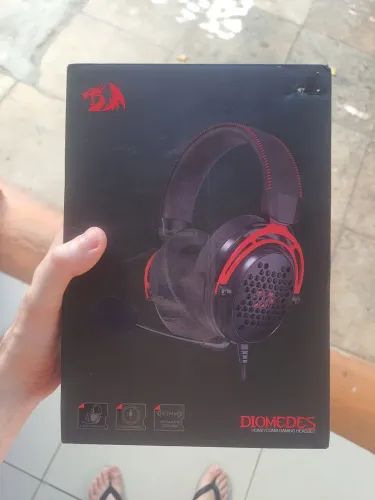Headset game profissional RedDragon Diomedes