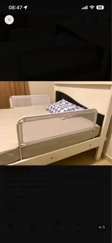 Grades (2) de cama bebês e idosos