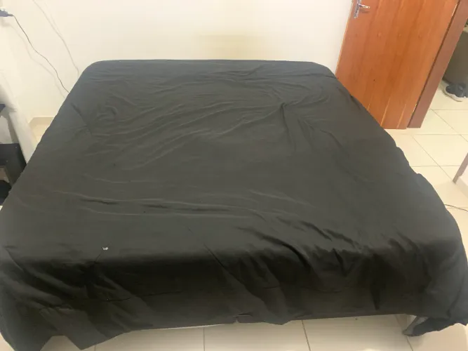 Cama e colchão box king size