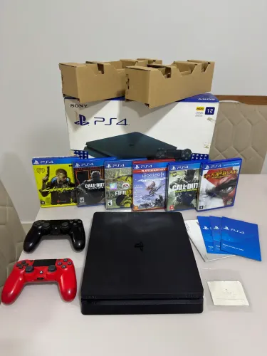 Ps4 Slim 1Tb zero com nota fiscal Passo cartão 