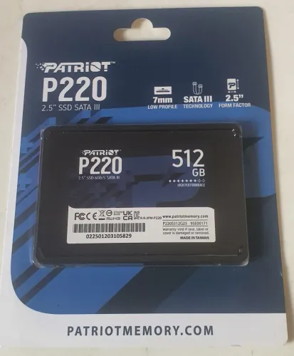 SSD SATA III PATRIOT 512GB