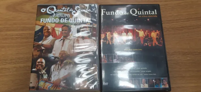 (Lote) Grupo Fundo de Quintal O Quintal do Samba Ao Vivo Convida