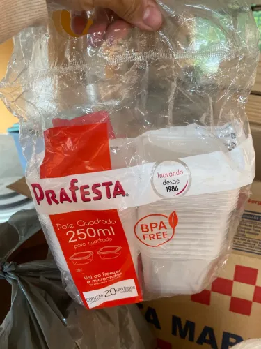 Pote plástico 250 ml