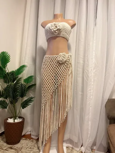Conjunto de crochê