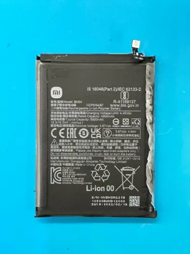 BATERIA XIAOMI REDMI NOTE 10 5G - PEÇA ORIGINAL RETIRADA