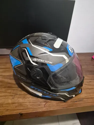 Capacete Pro Tork Stealth Hawk - Azul/Cinza/Preto