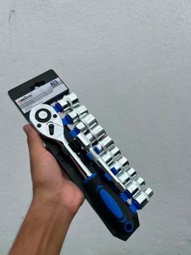Jogo de chave soquete 12 peças
