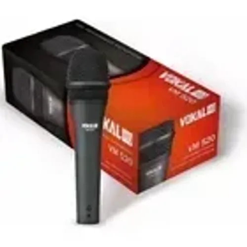 Microfone Profissional Vokal Vm520 Com Cabo E Bolsa Cor Preto