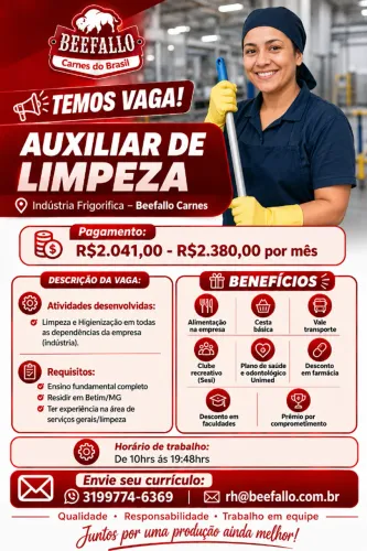 Auxiliar de Limpeza
