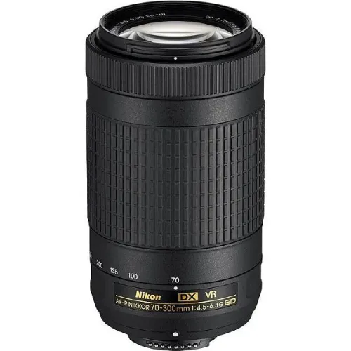 Lente Nikon objetiva 70-300 Nikon AFP DX VR f 4.5 - 6.3 ED