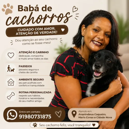 CUIDO DO SEU CACHORRO COM CARINHO