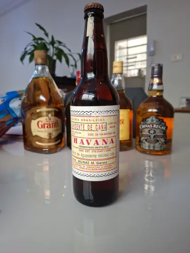 Água Ardende de Cana Havana - Coleção de 1° linha com mais de 20 anos guardado