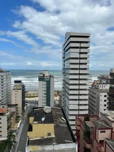 EXECELENTE APTO NA TUPI,VISTA MAR,FRENTE RUA,COM SACADA GOURMET