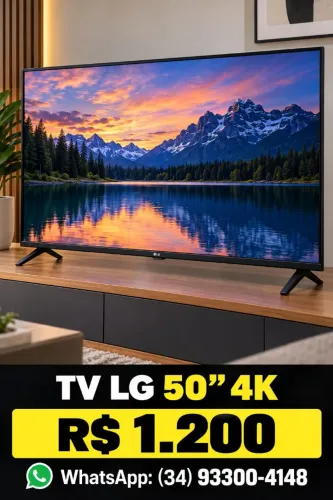 ? VENDO SMART TV LG 50? 4K R$1200