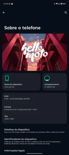 Vendo lindo G56 256 GB 24 de ram 