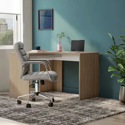 Mesa de Escritório de Canto em L, Linha Boss, Tok&Stok