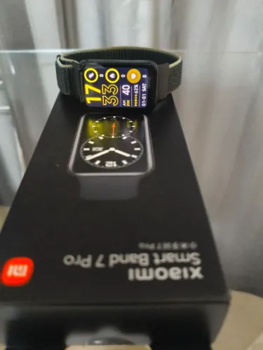 Xiaomi Miband 7 Pró com GPS sem nenhum defeito, pouco tempo de uso