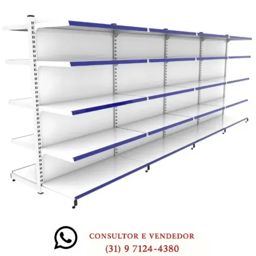 Gôndola Central Branca Polar Nova