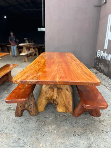 Mesa de madeira de 3m
