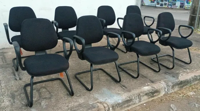 Cadeiras fixas para escritório 