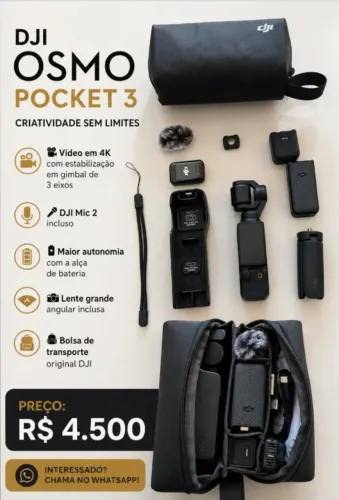 Camera dji osmo pocket 3 combo 