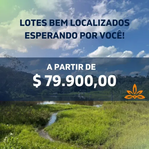 85T- TERRENOS COM ÁREA DE 600M² EM IGARATÁ