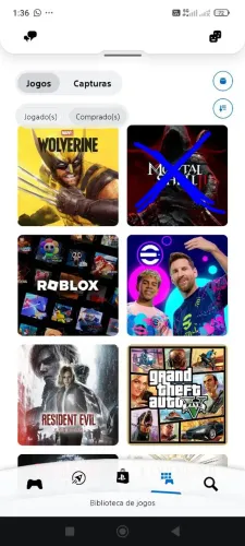 Conta playtation 5 Wolverine, resident 9, DBZ sparking zero
