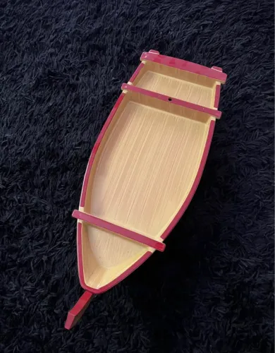 Bandeja em forma de barco, tábua para sushi, sashimi. Unidade 
