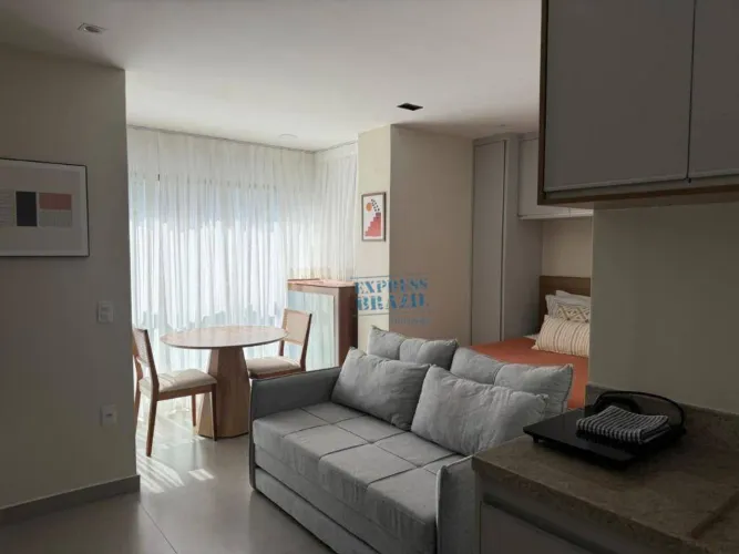 Studio de Altíssimo Padrão, totalmente mobiliado e equipado - Agende sua visita!