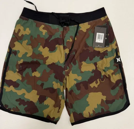 Bermuda Hurley Phantom Hyperweave Woodland Camuflada - Tam 38 - Nova