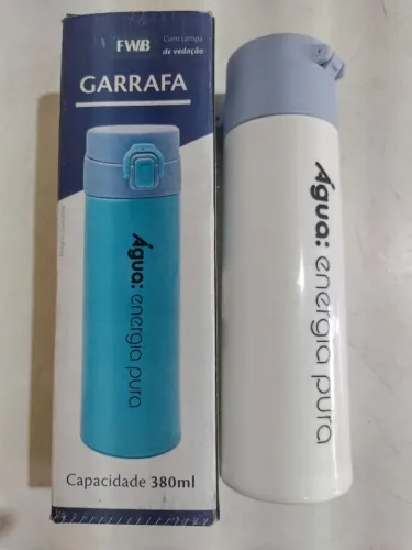 Garrafa de Vidro para Água Energia Pura 380ml