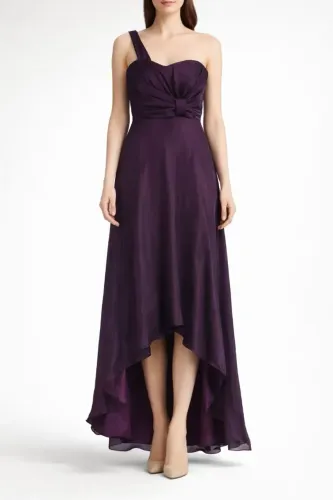 Vestido longo roxo