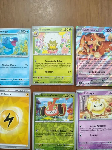 Lote cartinhas pokémon