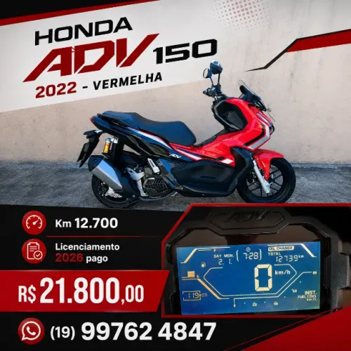 HONDA ADV 150 2022 - VERMELHA