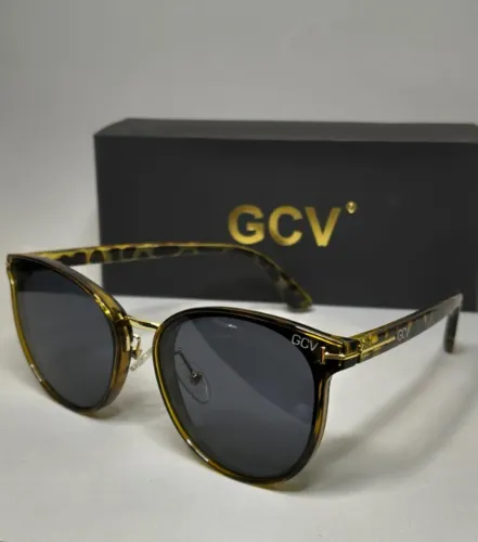Óculos de Sol Feminino GCV Polarizado UV400 Estilo Premium Casual Alta Qualidade Promoção