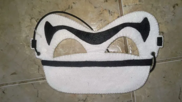 Máscara em feltro Capacete Stormtroopers