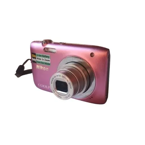 Câmera digital Nikon Coolpix S2600 HD 14 mpx rosa em perfeito estado 