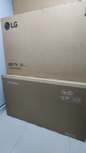 TV Samsung 50" QLED Smart Nova Lacrada Nota fiscal com garantia de fábrica
