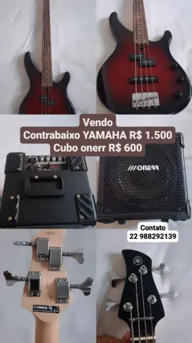 Contrabaixo e Cubo