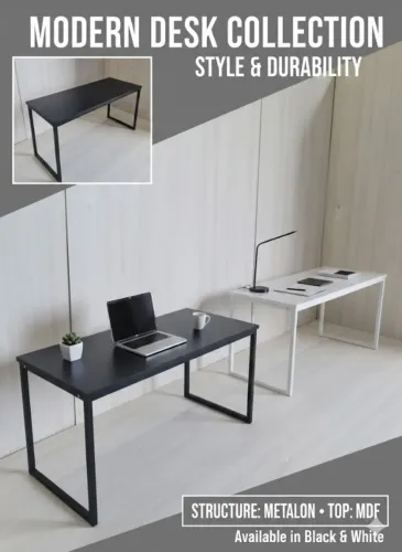 Mesa Industrial Reforçada - Metalon e MDF 30mm - Alta Qualidade