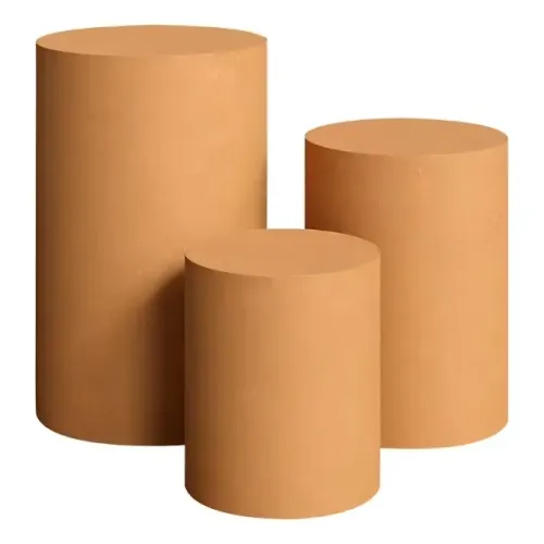 Kit cilindro De madeira para decoração