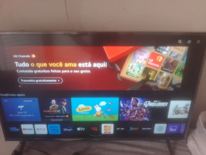 TV smartphone 43 polegadas semi-nova vender logo