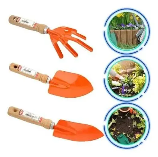 Kit de jardinagem 3 peças da pratik - nova a pronta entrega