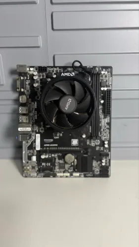 Kit AMD Athlon 3000G / Placa mãe A320 / Cooler AMD (com defeito) 
